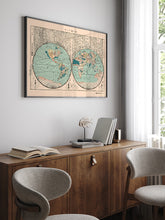 Japanese Woodblock Map - Art Print